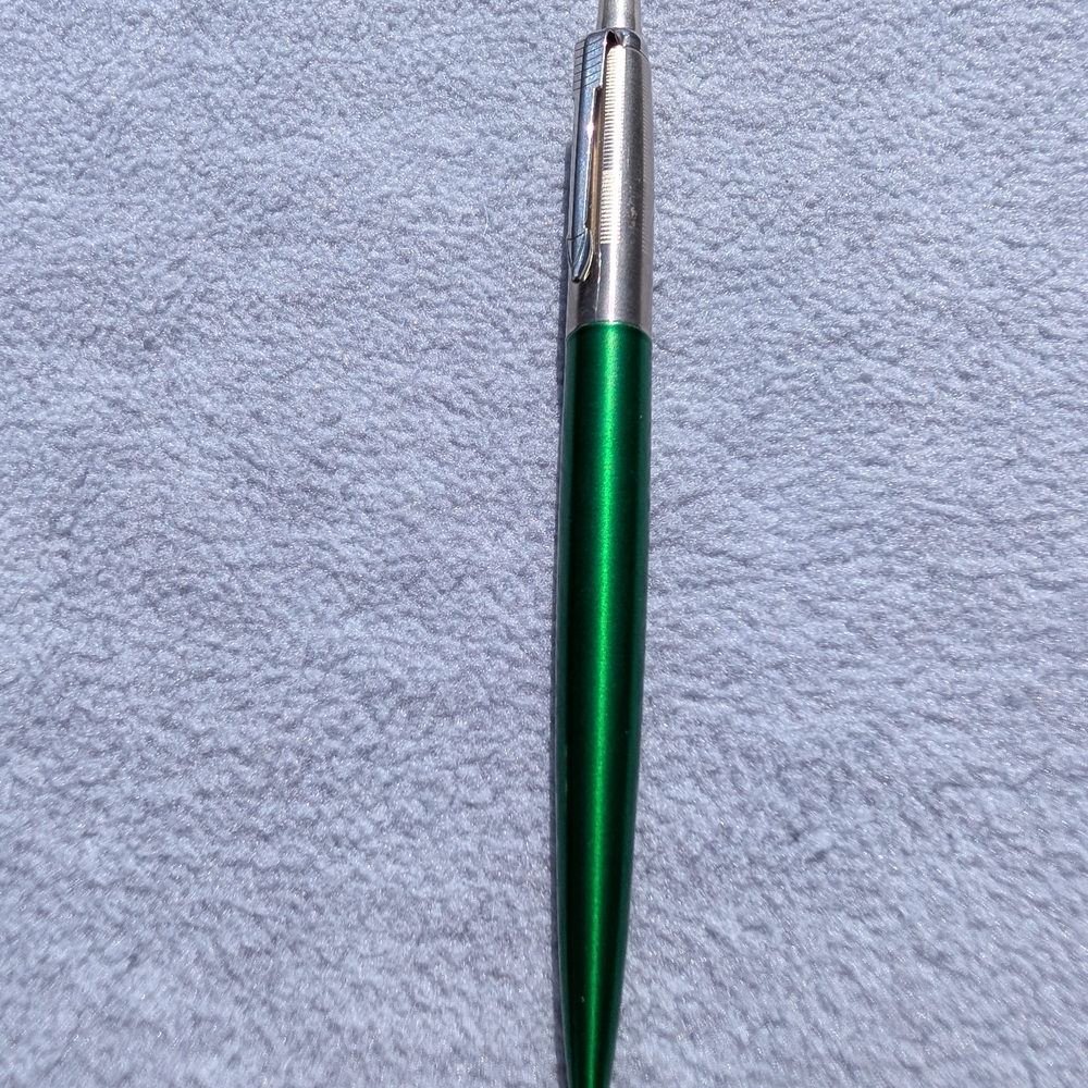 125th Anniversary Parker Jotter Green and Silver Ballpoint Pen